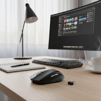 ergonomique souris usb gris bureau ordinateur clavier