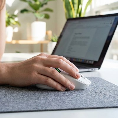 Souris bluetooth ergonomique tapis ordinateur