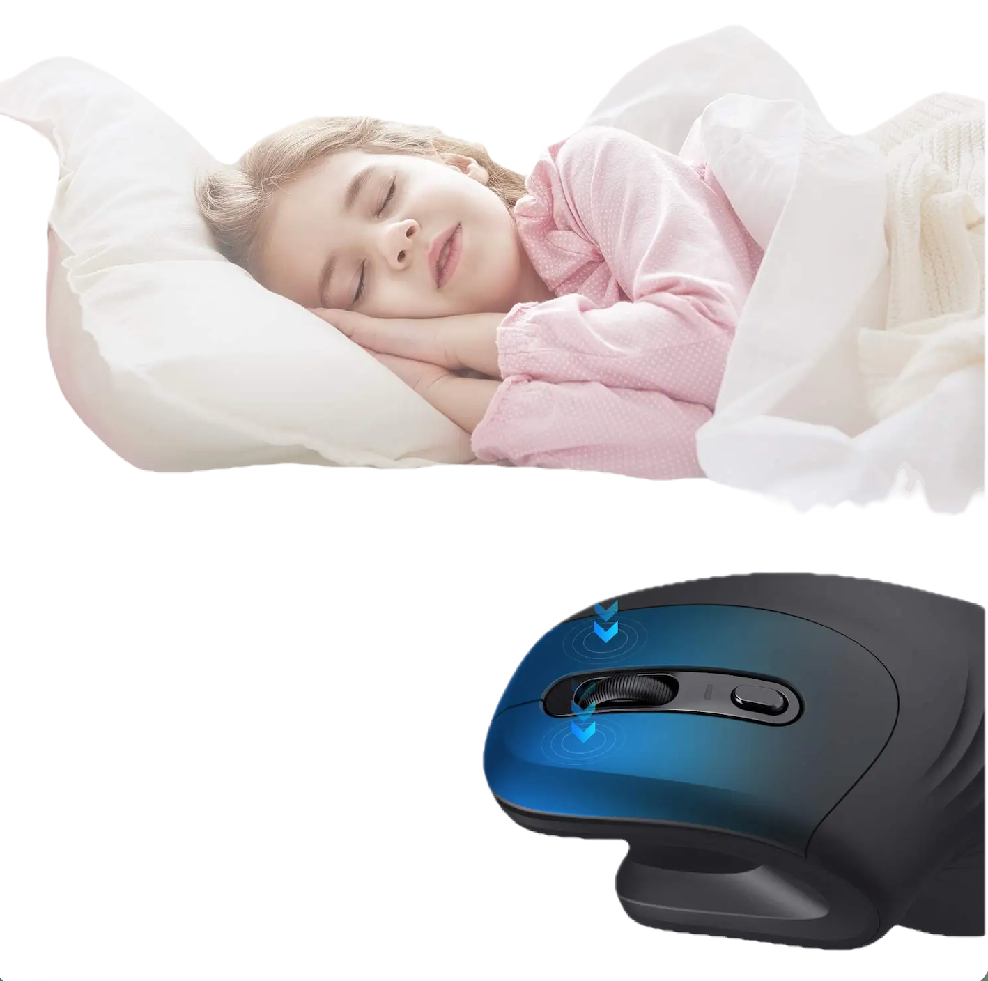 Souris ergonomique | Verticale Sans Fil