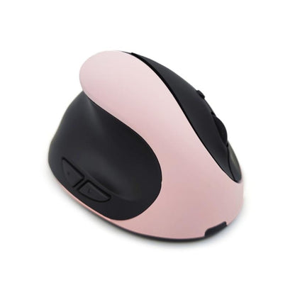 souris ergonomique rose noire