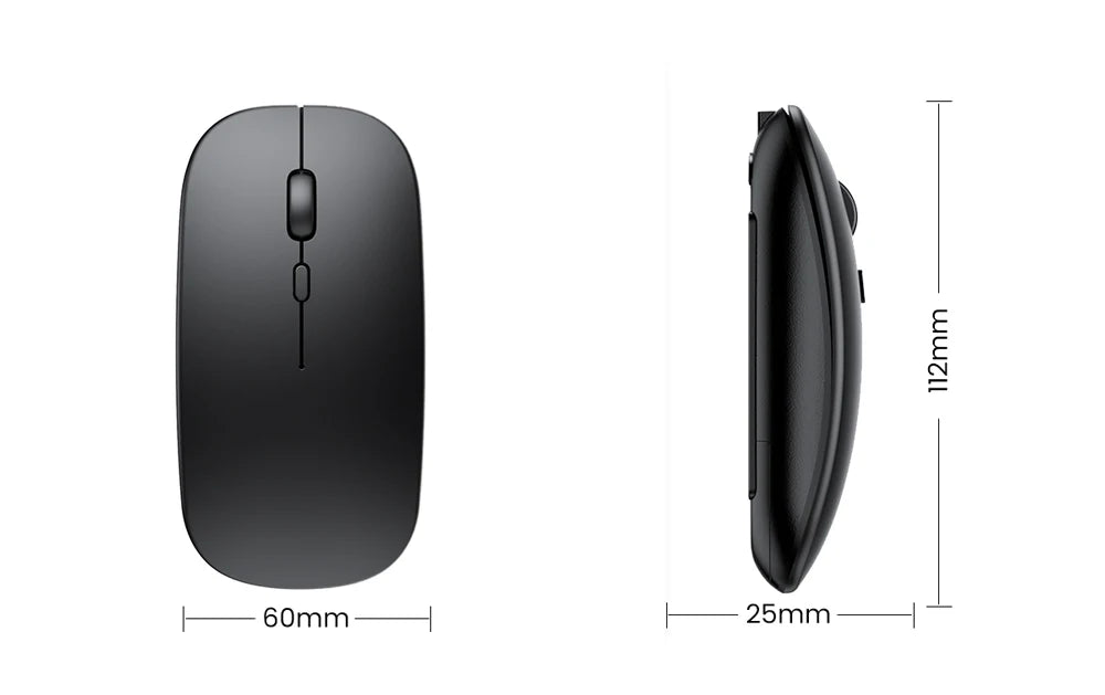souris ergonomique technopro noire dimension
